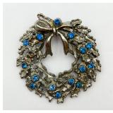Christmas Wreath Pin/Brooch