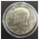 1966 Kennedy Half Dollar