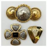 3 Fashion Pins/Brooches