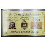 1-Grain American Certified Bullion
