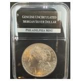 Genuine 1921 Uncirculated Morgan Silver Dollar