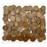 100 Wheat Pennies