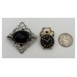 2 Pins/Brooches