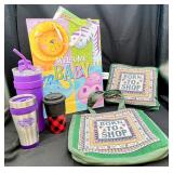Pillow, Tumblers, Travel Mugs, Gift Bags