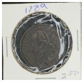 1789 George Washington President Comm. coin