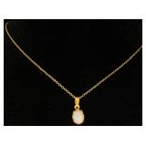12K G.F. Opal Necklace