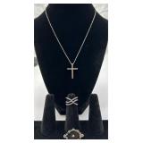 3 Sterling Silver Pieces of Jewelry