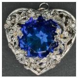VTG Puffed Heart Locket