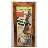 Vtg 1942 Poster Western ï¿½The Devil