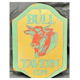 Vintage Bull Tavern Sign