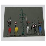 Hand Painted Tribal Painting