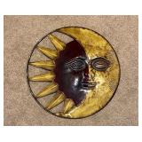 Sun & Moon Metal Decoration
