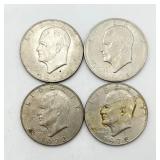 4-40% Silver Eisenhower Dollars