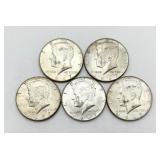 5-1967 40% Silver Kennedy Half Dollars