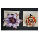2 New Liz Claiborne Pin/Brooch
