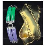 18KPG Bracelet & Gold-tone HM Bracelet