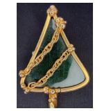 VTG Gold-tone Christmas Tree