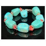 8ï¿½ Turquoise Bracelet