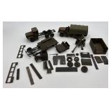 Vtg. Army Trucks, Soldiers & Pieces