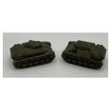 2 Mini Metal Russia T70 Tank Models