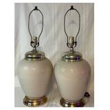 Nice Modern Off White Table Lamps
