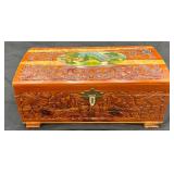 Vintage Cedar Jewelry Box