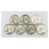 7-90% Silver Quarters