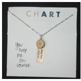 Chart Metal Works ï¿½You Keep Me On Courseï¿½ Necklace