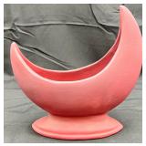 Vintage VAN BRIGGLE Crescent Moon Vase