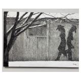 Cowboy & Cowgirl Signed Print on Canvas