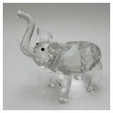 Swarovski clear crystal baby elephant figurine