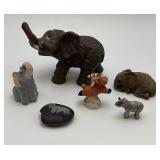 Mixture of Elephant Figurines