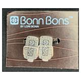 New VTG Bon Bons Gold-tone Cuff Links