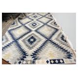 Kilim Navy Area Rug CosmoLoving by Cosmopolitan