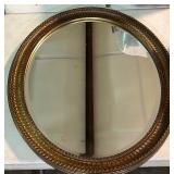 Vintage Style Oval Mirror