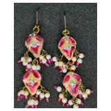 Kundan or Jadau Style Earrings
