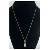 Sterling Silver & Turquoise Necklace