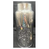 14 1/4ï¿½ Threshold Mercury Glass Vase