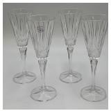 St George Lead Crystal Wine Glasses 4