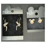 S.S. Tinker Bell & Mickey Mouse Earrings