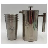 Mueller Stainless Steel French Press & 4 Cups