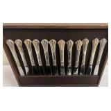 Retroneu K-18 Korea Silver Plated Silverware w/Box