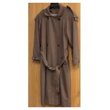 London Wool Fog trench coat w/ 3/4 Sleeves Medium