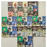 10 Football COMM Coin/Medallion Collector Panels