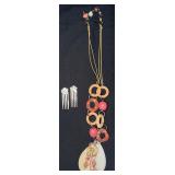 Artisan Necklace & 2 Francescaï¿½s Hair Pins