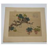 Reproduction "Squirrel and Grapes" Print