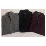 3 Menï¿½s Long Sleeve Sweaters