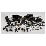 Vtg. Army Trucks, Soldiers & Pieces