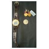 VTG Novelty Watch & New Chicoï¿½s Earrings