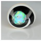 Artisan Hand-made Carved Sea Shell Ring